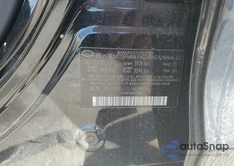 2020 Hyundai Elantra Sel z USA, uszkodzony, nr VIN 5NPD84LF2LH608109